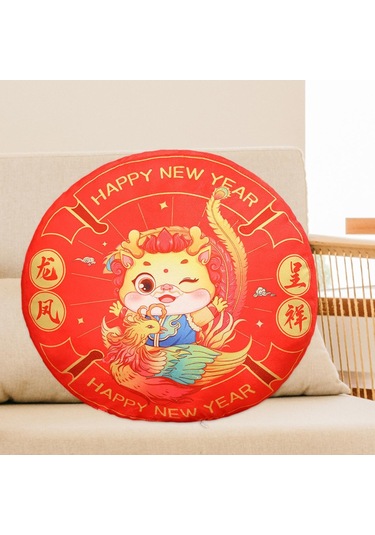 Suntek Çin Yeni Yılı Yastık Ejderha Yastık Arka Yastık