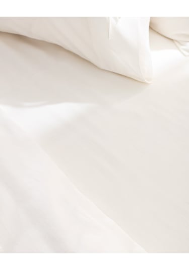 Madame Coco Relief King Size %100 Pamuk Bağlamalı Nevresim Takımı - Ekru/lacivert Çok Renkli