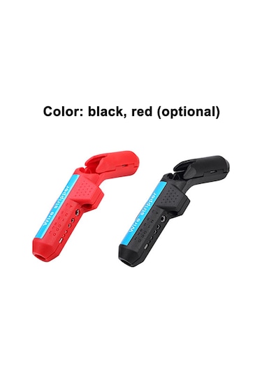 Jeemson Elektrikçi İçin Siyah Abs Telli Kablo Soyucu, Hassas Deri Soyma Aracı, Çok Fonksiyonlu Eğik Saplı Ev Gereci