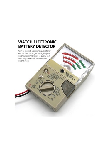 Xindoker Saat Pil Test Cihazı - Pil Durumu Hızlı Ve Doğru Ölçüm Aleti - Saat Tamiri İçin Pratik Araç