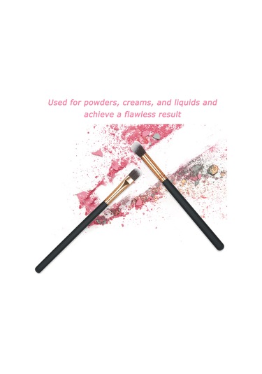 Moveevo 12 Adet Makyaj Fırçası Seti Yumuşak Sentetik Kıllar Göz Farı Fondöten Pudra Eyeliner Kirpik Dudak Makyaj Fırçası