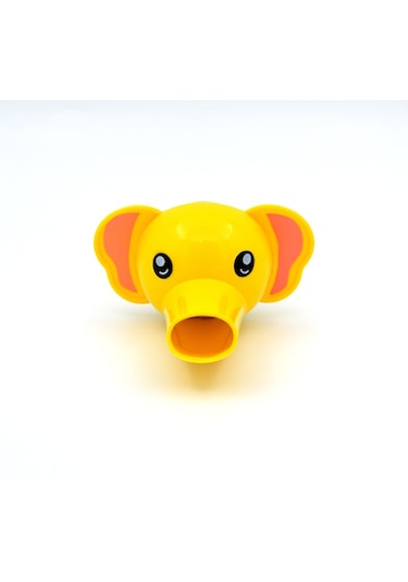 Çocuklar İçin Fil Desenli Musluk Uzatma Başlığı Sarı