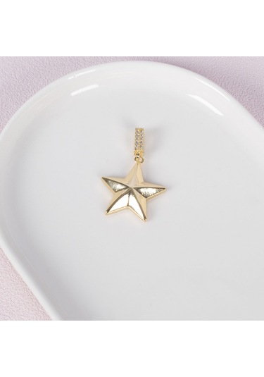 Nur Silver Yıldızlı Çelik Ajda Charm Nur-ac000006 Silver