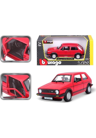 Bburago 1979 Volkswagen Golf Mk1 Gtı Kırmızı 1 24 Model Araba