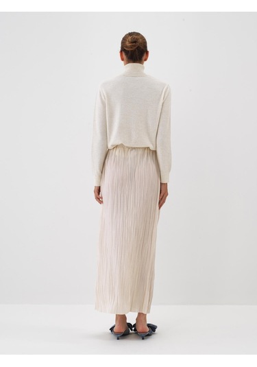 Ekru Formunu Koruyan Regular Fit Etek 270406 Ekru