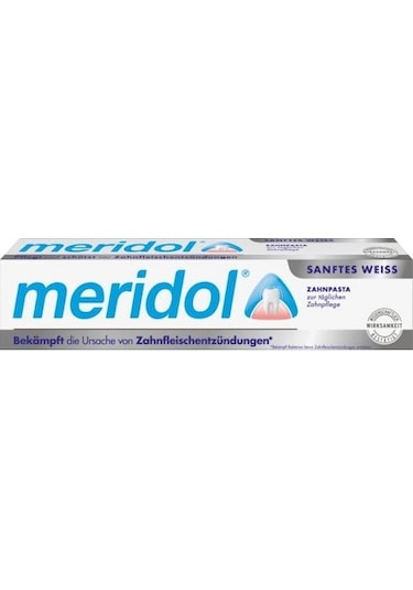 Meridol Gentle White Beyazlatıcı Diş Macunu 75 ML