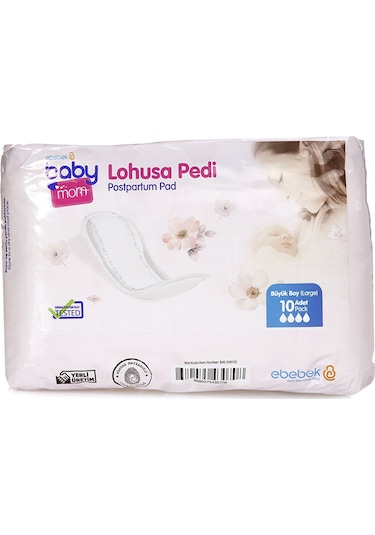 Baby Mom Lohusa Pedi Büyük Boy 10 Adet