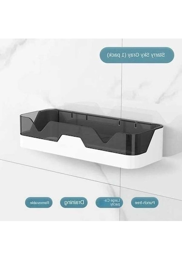 Tongxida Yeni Siyah Renkli Raflı Raf Organizatör Köşe Banyo Depolama Çok Renkli Çok Renkli