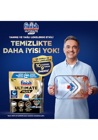 Finish Ultimate Plus Bulaşık Makinesi Deterjanı 60 Tablet
