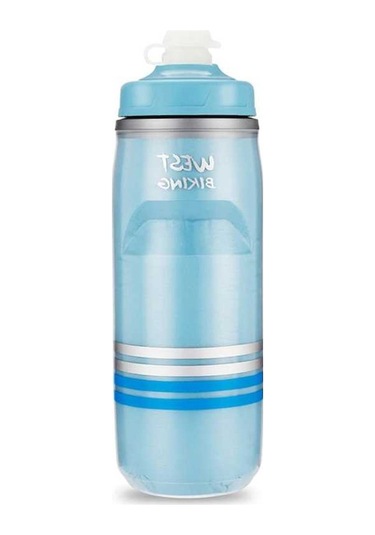 Wondernest Yp0721046 Yok Yalıtımlı West Su Spor Şişesi Sıkma Sertifikalı Pp5 Mavi Kabı Içermez Fda Bpa Free Bisiklet Bıkıng 620ml - Fe Mavi