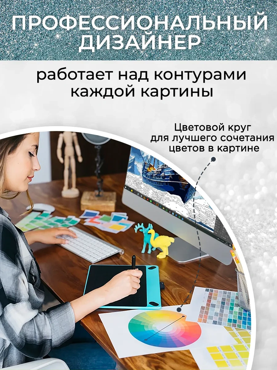 Fluid 32x37 Cm Tuval Üzerinde Numaralı Boyama Tablosu 270015828