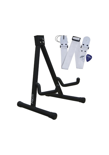 Presto Prs01 Elektro Gitar Sehpası Standı + Gitar Askısı ve Pena