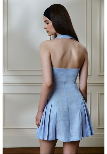 İgritte Elbise Mavi