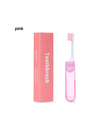 Taşınabilir Katlanır Diş Fırçası Seyahat Kamp Diş Fırçası Açık Diş Fırçası İş Gezisi Yumuşak Diş Fırçası Ağız Temizleme Araçları Altın Fildişi