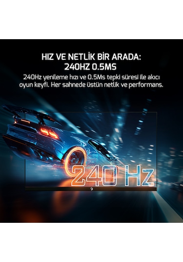 Gamepower Lunis L20 24'' 240hz 0.5ms Va Fhd Rgb Pivot Gaming Monitör