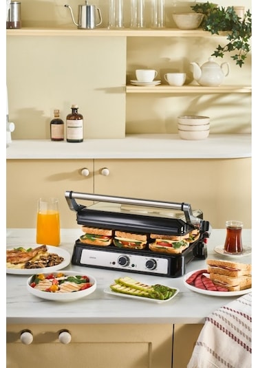 Karaca Toastmate Grill 2000 W 6 Dilim Izgara Tost Makinesi