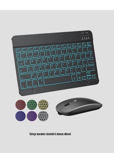 Türkçe Q Klavye Rgb Işıklı Ergonomik Tasarımlı Optik