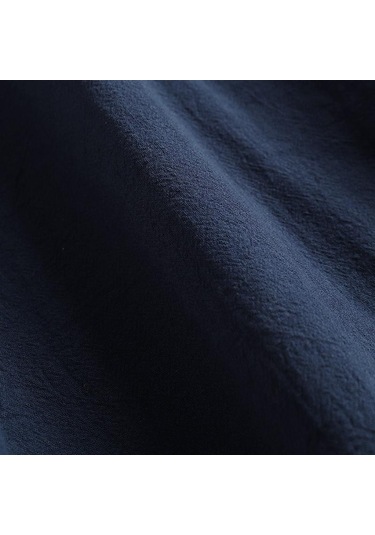 Lacivert Zanzea Bayan Yaz Kolsuz V Yaka Pamuk Basic İnce Mini Kayma Elbise