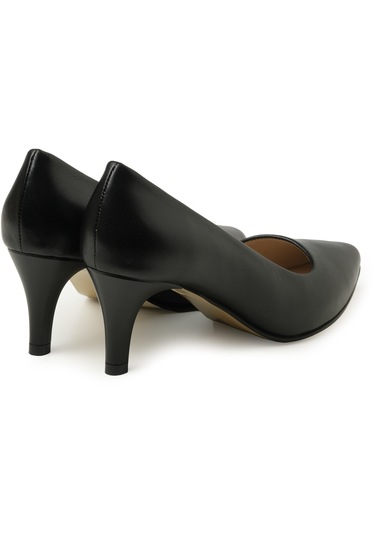 Topuklu/ Stiletto Kadın Rc-4005 Deriden Siyah Siyah
