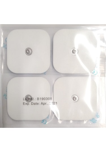 Çıtçıtlı Elektrot Pedi 5 x 5 Cm 3 Pakette 12 Adet