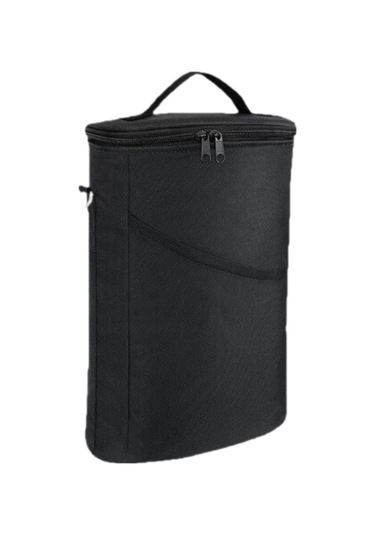 Dolıty 2 Şişe Şarap Tote Çantası Balıkçılık Plaj Açık Siyah Çok Renkli