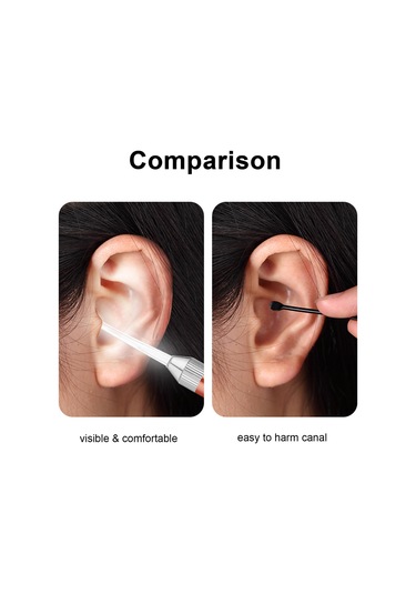 Wezone Kulak Bakımı Seti: 9 Adet Araç + Işıklı Kulak Kaşığı - Paslanmaz Çelik - Gümüş Ve Gül Altını Pil Yok