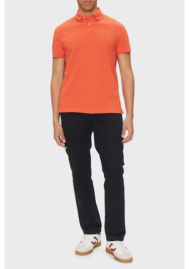 Tommy Hilfiger Erkek Polo Yaka T Shirt Mw0mw17770 Scx Orange Orange Tommy Hilfiger Erkek Polo Yaka T Shirt Mw0mw17770 Scx Orange Orange