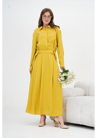 Ftz Women Kadın Modal Etekli Takım Hardal 30714 Hardal