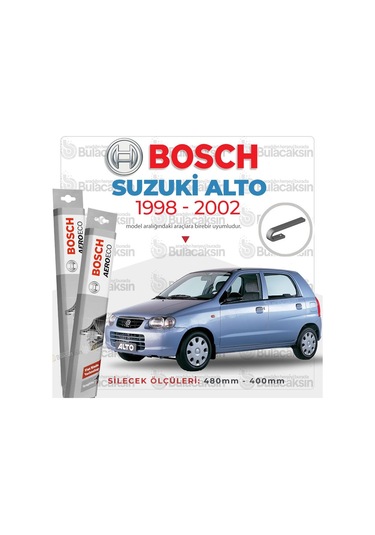 Suzuki Alto Muz Silecek Takımı 1994-2002 Bosch Aeroeco