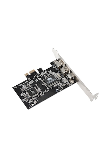 Yaozixa Dektop Bilgisayarlar İçin Pcı-e Aktarım Kartı, 2x1394b 6 Pin Ve 1x1394a 4 Pin Portları, 800/400/200/100 Mbps Veri Transfer Hızı