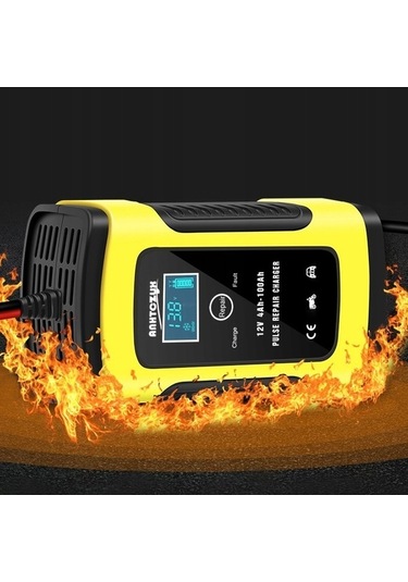 Novahub Trading Şarj Sarı Pil Motosiklet Cihazı Araba 6a 12v - We