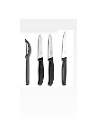 Victorinox 4'lü Soyma Set Siyah
