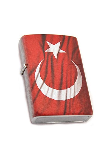 Ay Yıldız Dalgalı Bayraklı Benzinli Çakmak