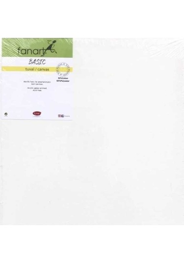 Fanart Basic Tuval Pamuk&polyester 260gr 15x15cm