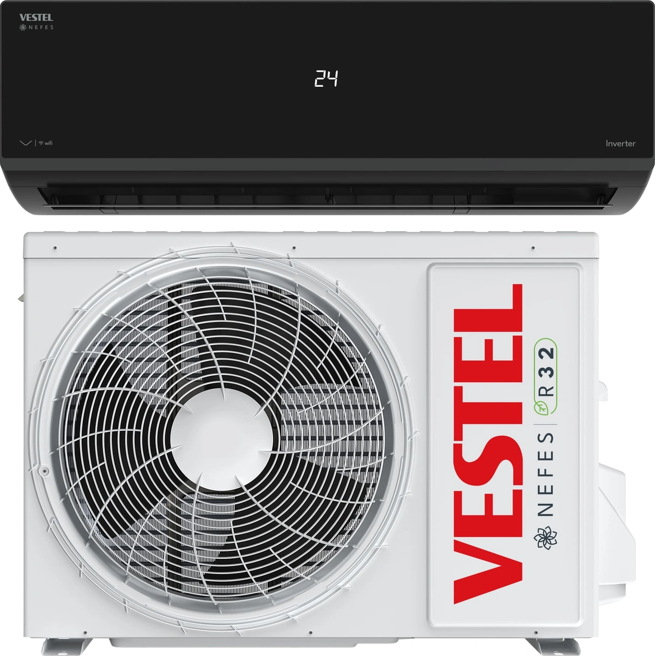Vestel Nefes Inverter 092 GI Pro 9000 BTU Wi-Fi Duvar Tipi Klima