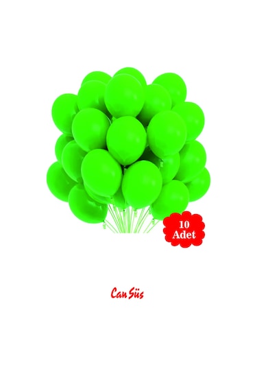Pastel Balon 12 İnç 10'lu YEŞİL