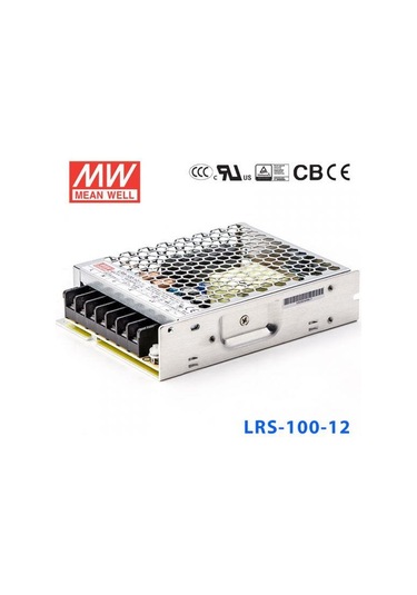 Meanwell Lrs-100-12 100W 8,5 Amper Led Trafo Adaptör Güç Kaynağı