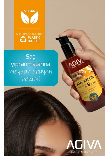 Argan İçerikli Saç Bakım Yağı-100ml