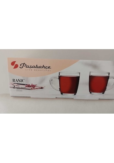 55531 Basic Kulplu Bardak2 Lı Beyaz
