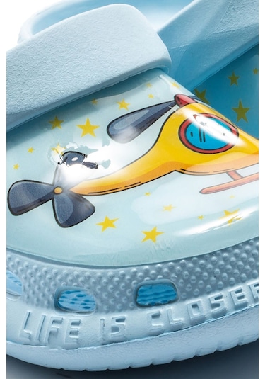 Twigy Helikopter Çocuk Sabo Terlik Mavi 22/29 DD1009 Mavi