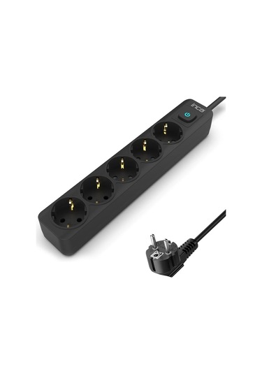 Inca Ipw-44sy3 4lü 3mt Siyah Yeşil Akım Korumalı Priz Standart