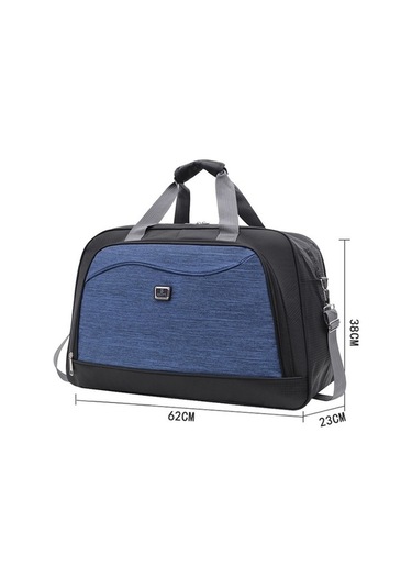 Tongxida Geniş Kapasiteli Bagaj Çantası İş Seyahat Çantası Hafif Çapraz Çanta, Boyut: Büyük Siyah Siyah