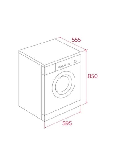 Teka WMK 40940 WH 1400 Devir 9 KG Solo Çamaşır Makinesi