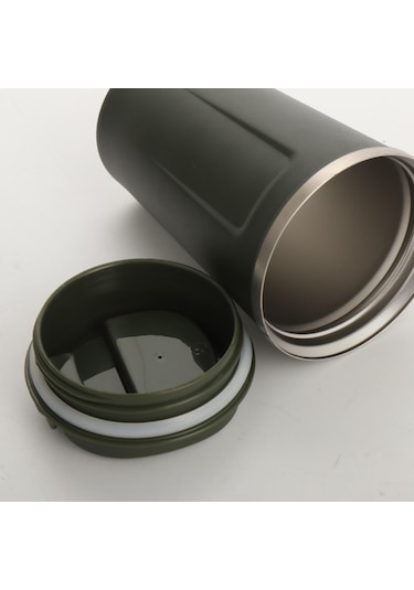 500 Ml Paslanmaz Çelik Bardak Termos Çift Katmanlı Siyah