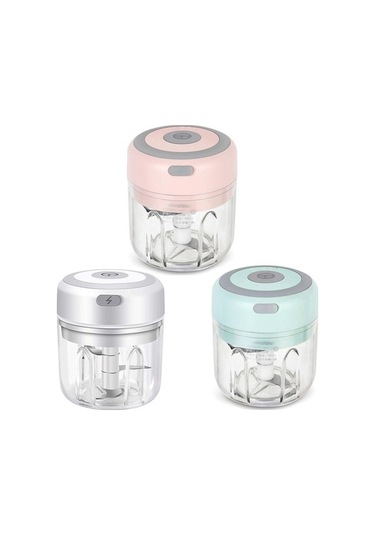 Primepickings Zm-14 Mini Kablosuz Sarımsak Ezici - Pembe 250ml Yüksek Bardak Diğer