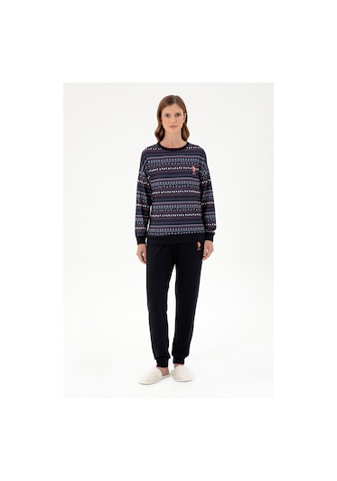 U.s. Polo Assn. Kadın Lacivert Pijama Takım 50303403-vr033 Lacivert
