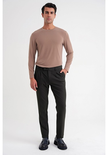 P 1205 Pantolon Comfort Füme Füme