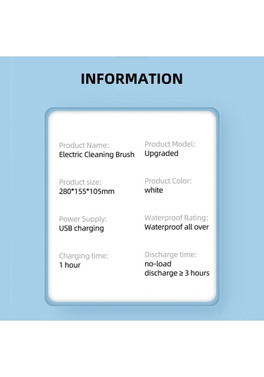 Springsun Ev Elektrikli Temizlik Fırçası Ipx7 Su Geçirmez 5 Fırça Başlı 800mah Pilli Çamaşır, Bulaşık, Araç Temizliği İçin Hızlı Ve Kolay