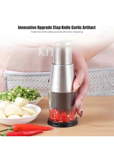 Preslenmiş Sarımsak Doğrayıcı, Çok İşlevli Manuel Sarımsak Presi, Çok Renkli