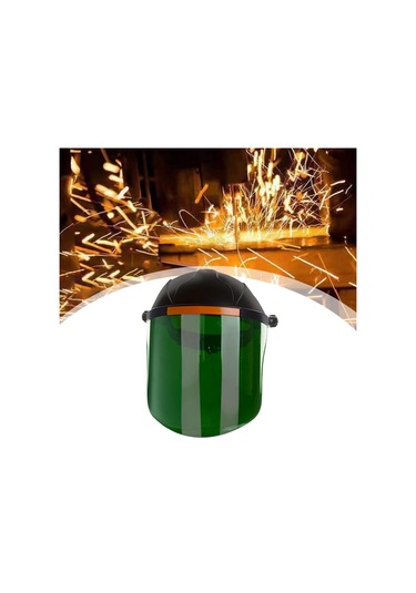 Suntek Kaynak Maskesi Yüz Koruyucusu Yukarı Siyahımsı-yeşil